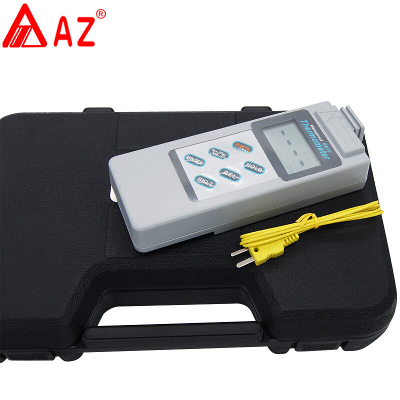 衡欣手持式K型温度计防水型温度表AZ8811数显测温仪K型热电偶测量