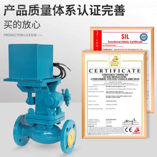SIRAT斯锐特C钢ZG铸法兰高温高压电开磁阀22071786V24V蒸汽导Z热