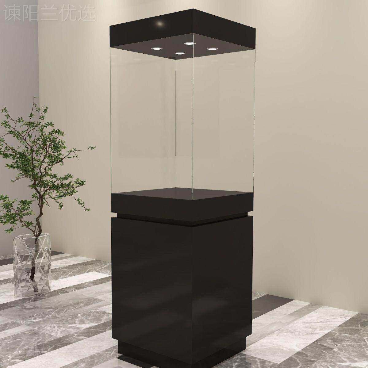 环保材立质UJA博物馆展柜独瓷器精品木质展示柜珠宝首饰玻柜璃台