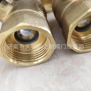 铜内丝球阀黄自来水门VOZ开关DN15球管道配件手动水暖螺纹阀球阀