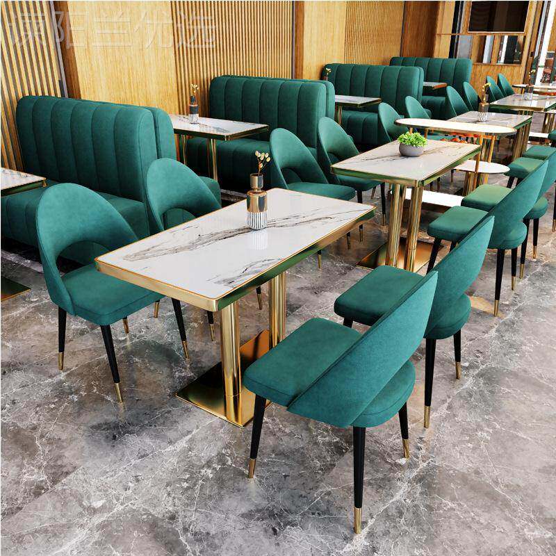 甜品店咖啡厅沙组茶楼发卡座椅奶茶店西餐厅餐饮连锁店VTM商用桌