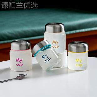 蒸炖可煮温耐高玻璃瓶密封食品bbf35886级小罐子杯储存 ll燕窝分装