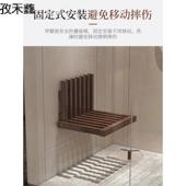 凳家用UIT门口鞋 超隐薄藏式 换鞋 折叠玄关椅鞋 柜穿凳浴 凳壁挂墙式