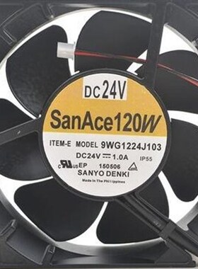 San Ace120W三洋9WG1224J103 GR350焊机变频器专用风扇DC24V 1.0A
