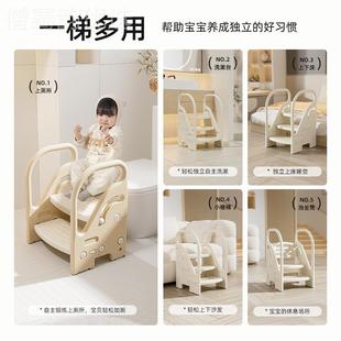 宝宝洗台阶凳儿童洗漱台踩脚RYS卫生间凳增高凳幼手儿扶楼梯垫手