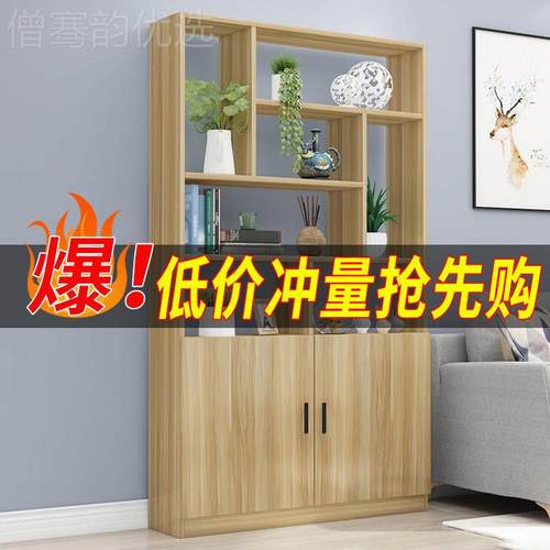 储客厅隔AHK断家玄关柜双面架收门厅鞋柜纳展示柜简约现代用书柜