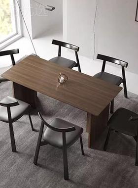 桨椅北欧实木代椅子家用餐厅餐椅大师设计现中古船BWZ风吃饭椅简