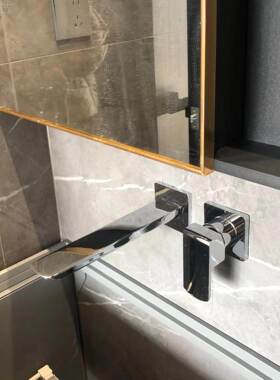 暗藏装水龙头JKM入墙式盆面龙头冷热全铜极式简墙出嵌入隐预埋水