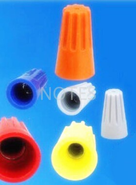 金笔正品 弹簧螺式接线头 P3(橙色)接线帽500个足数UL认证