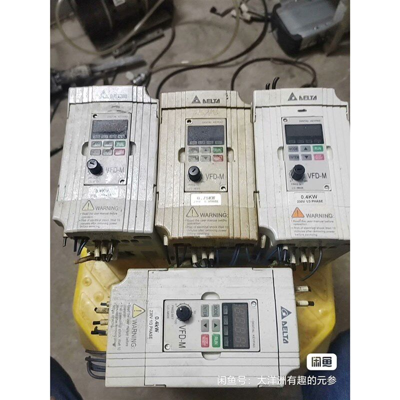 台达变频器 VFD004M21A,0.4千瓦,220伏,拆机