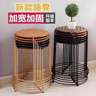 编圆凳子户外小凳家用小GGV子板织凳大排档凳凳子餐桌凳阳台矮茶