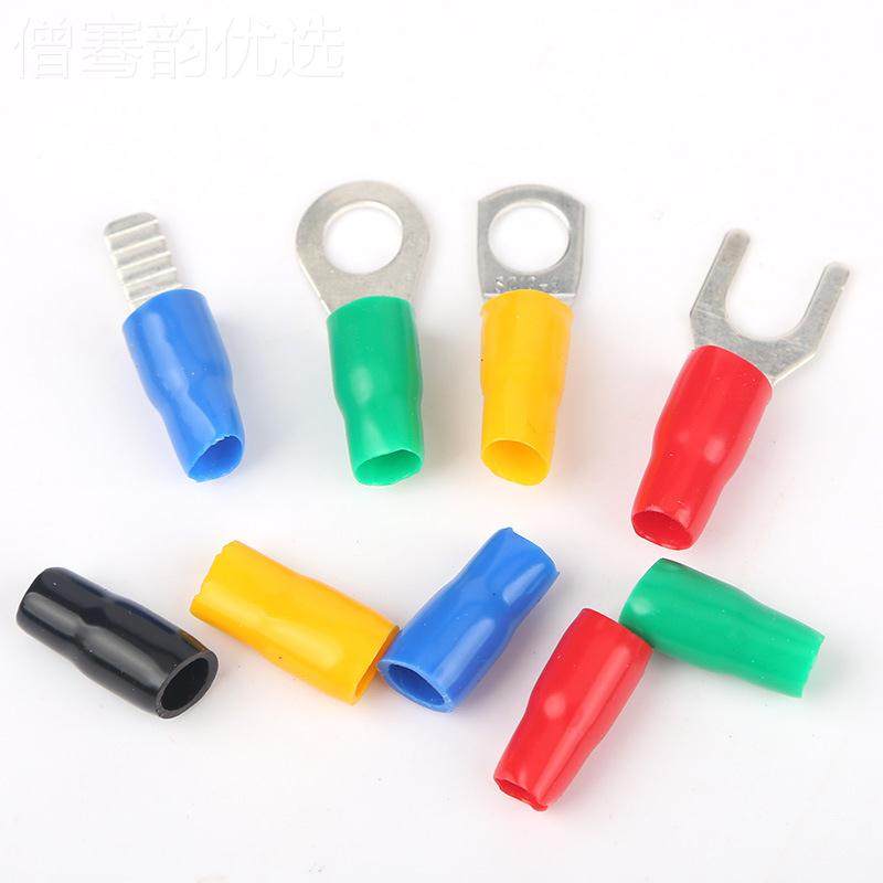 铜鼻保护套冷压YKJ端子绝缘软护电线子接头套管阻套燃电缆V1.2裸5