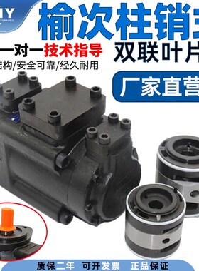 榆次液压柱销式双联叶片泵PFED-/43029/43037/43045/43056/016-1D