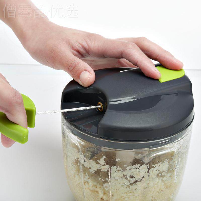 多ERX功绞肉机家用动绞菜绞馅料理手机手拉小型搅蒜器蒜能泥碎菜