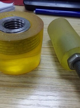 聚氨酯防撞螺丝头M8M4M5M6M10缓冲减压耐磨 螺杆包胶限位减震螺栓