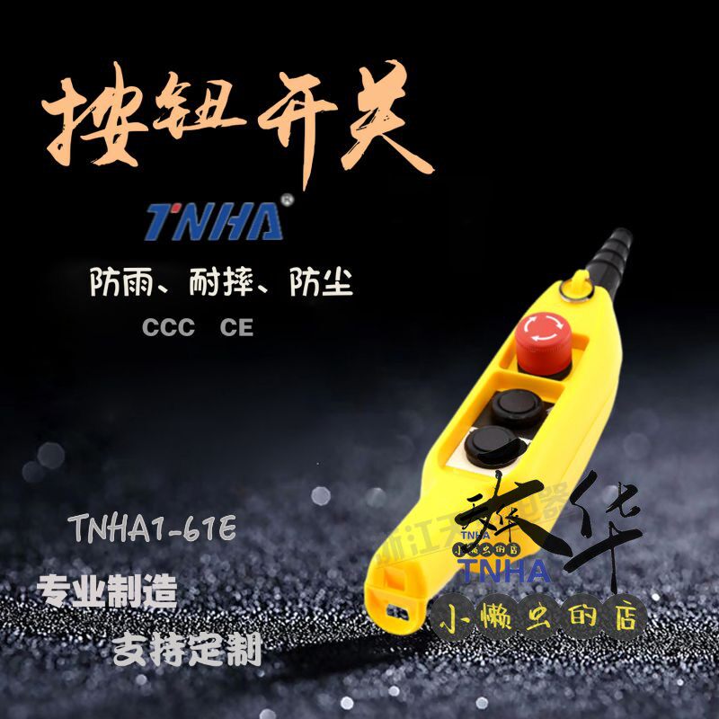 浙江天华 手握式COBE 61ES双速 手柄按钮 船型开关