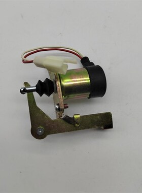 日本190A泽腾5KW汽油发电焊机配件SHW190停机电磁铁EW190怠速电机