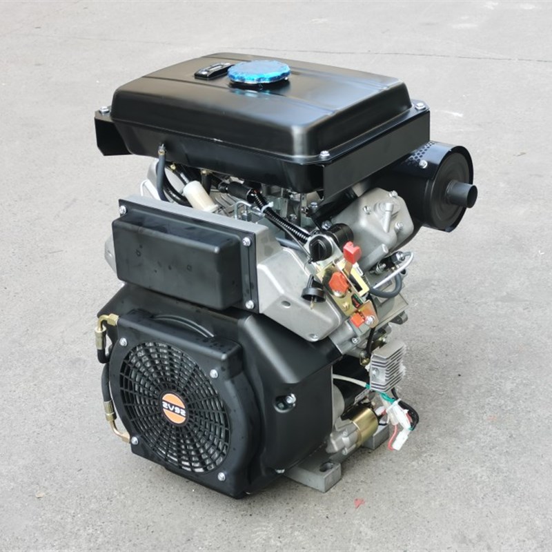 19kw双缸风冷柴油机30马力HD2V95缸压疏通机液压泵站船用收割机用