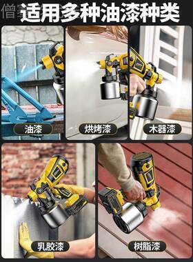 电动漆油漆喷WMW枪枪喷油枪喷壶小型涂料喷涂一体专机用乳喷胶漆