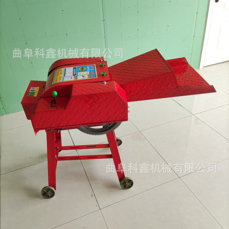 家用型四刀铡草机养殖场多功能碎草机干湿两用牛羊饲料粉碎机