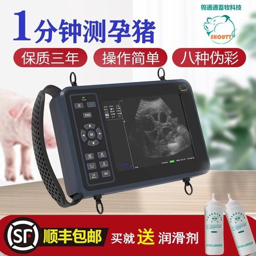 兽通通兽用B超机猪羊牛用b超测孕仪器猪用比超机畜牧机高清便携检