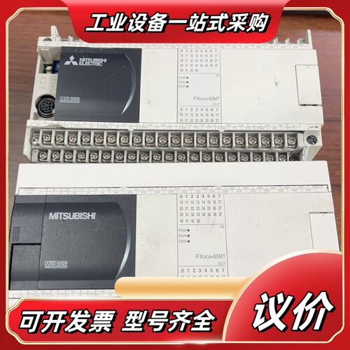 出售PLC FX3GA-60MT-CM，原装正品，成色如议价