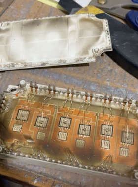 fs75r12ke3g、正付极有一组拆断丝了。模块功能正常。议价