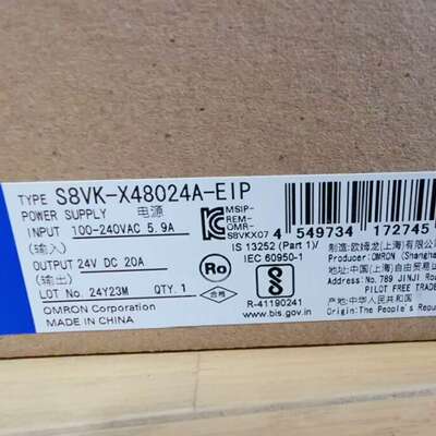 S8VK-X48024A-EIP  开关电源，全新原装议价