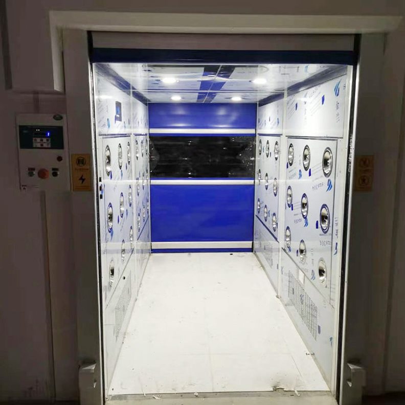 直销不锈钢卷闸门风淋室货淋通道智能感应自动风淋门快速卷帘门风