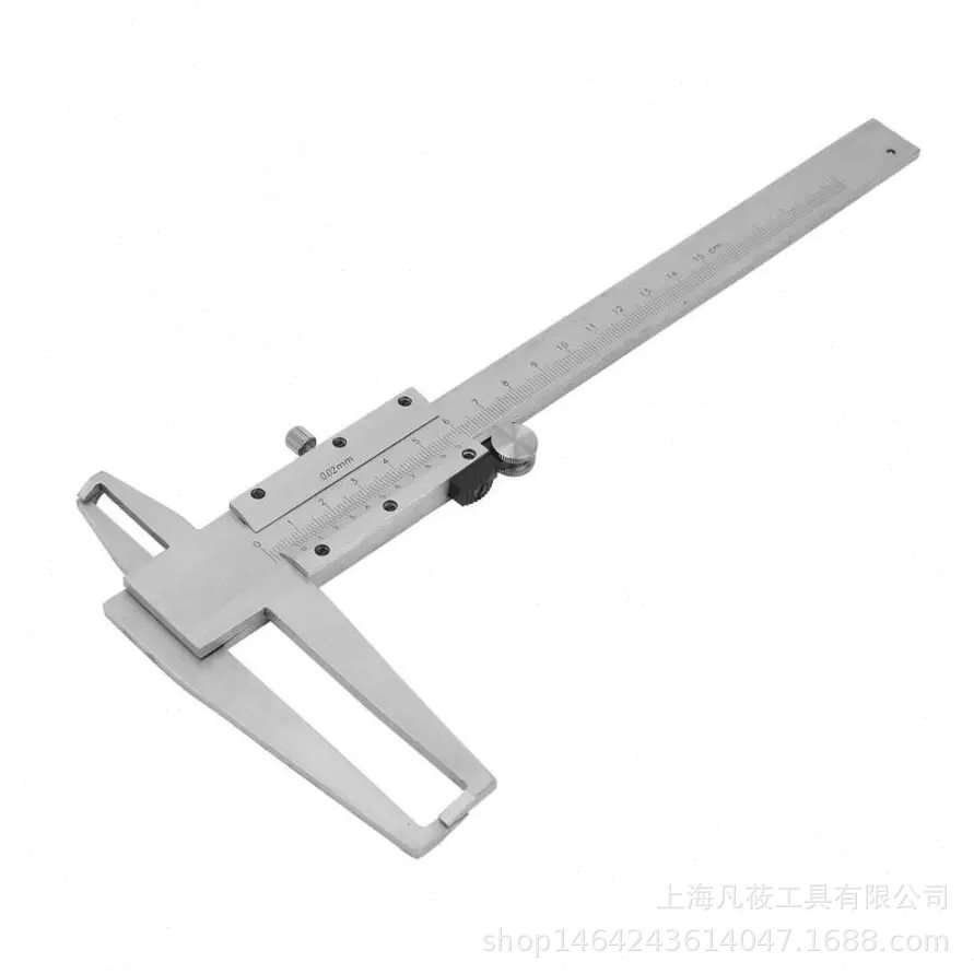 直销双内沟槽游标卡尺 内测 内爪卡尺卡规 内径量规 工业级精度