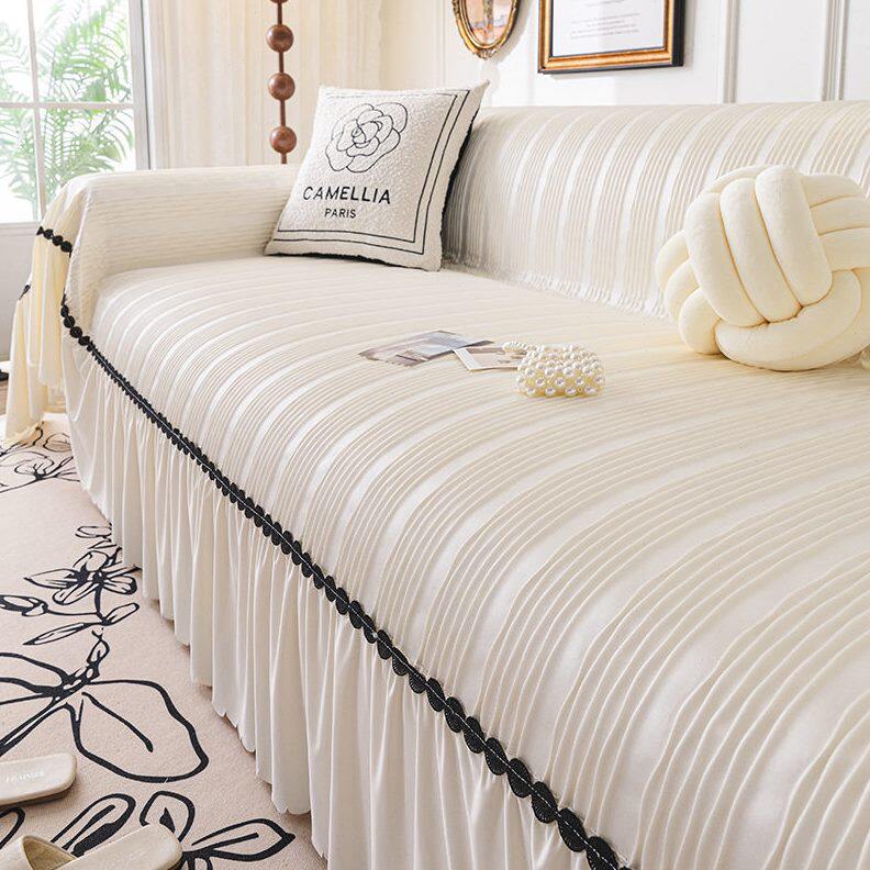 2025新款夏季凉感冰丝凉席垫轻奢级感防滑防猫抓一片式沙发盖布