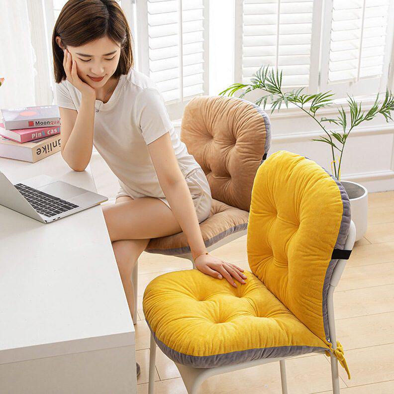 加厚学生坐垫靠垫一体冬天久坐公室居家椅子垫子餐椅垫屁垫