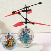 益智飞行玩具地摊爆款 感应飞行球小孩边玩边学英语新款 感应飞行器