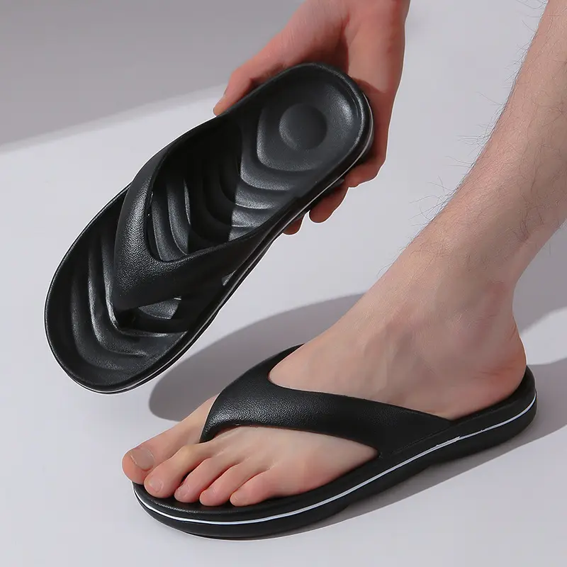 人字拖男款夏季外穿夹脚拖鞋男士厚底踩屎感运动沙滩EVA舒适凉拖