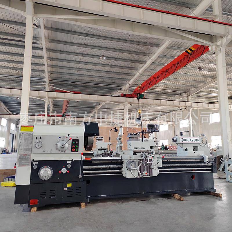 普通车床CW6180*2000小刀架自动走刀600导轨加装卡盘防护数显