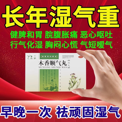【名草】木香顺气丸6g*6袋/盒