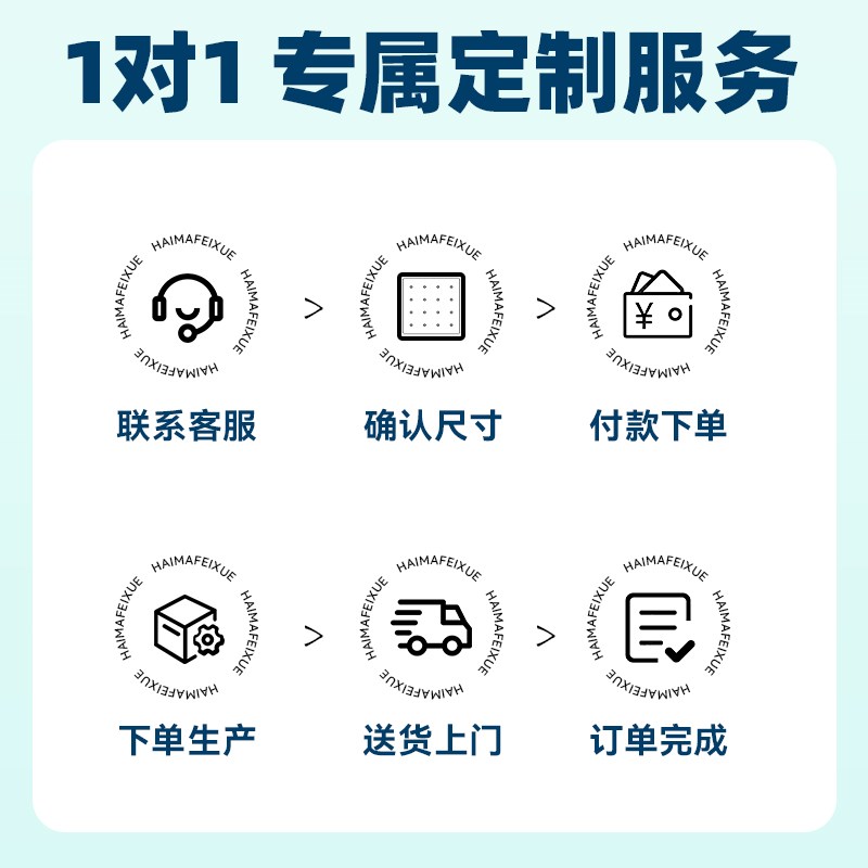 海马飞雪床垫定制尺寸厚度乳胶椰棕硬垫记忆棉弹簧床垫软垫榻榻米