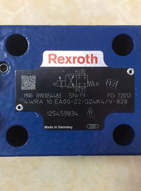 力士乐比例换向阀R978912083 4WRZ10W2-85-5X/6A24NETK4/D3M