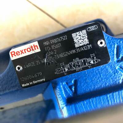 力士乐比例换向阀R900913446 4WRAEB6EA30-2X/G24N9K31/A1V电磁阀