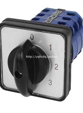 万能转换开关CA1020/033组合开关 档位开关 3档3节选择开关16A