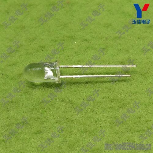 5mm LED 白发翠绿 翠绿超高亮发光二极 5毫米6000mcd(100个一包)