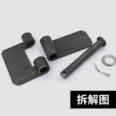 大合页铁门铰链 焊接合页 铁铰链 汽车合页长舌合页加厚合页6.5mm