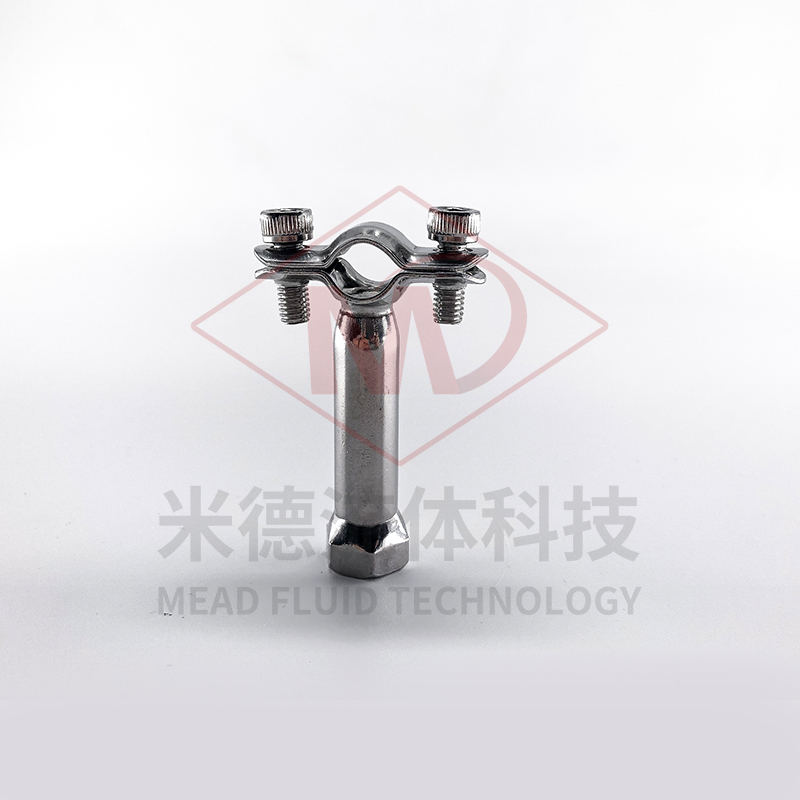 内丝管支架不锈钢阳台衣柜内晾挂衣杆窗浴帘圆底座毛巾依托套管架