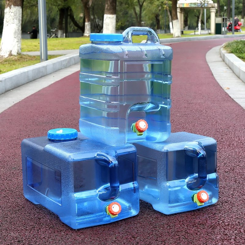 户外水桶家用储水用纯净桶矿泉水车载带龙头水箱饮水蓄水大塑料箱