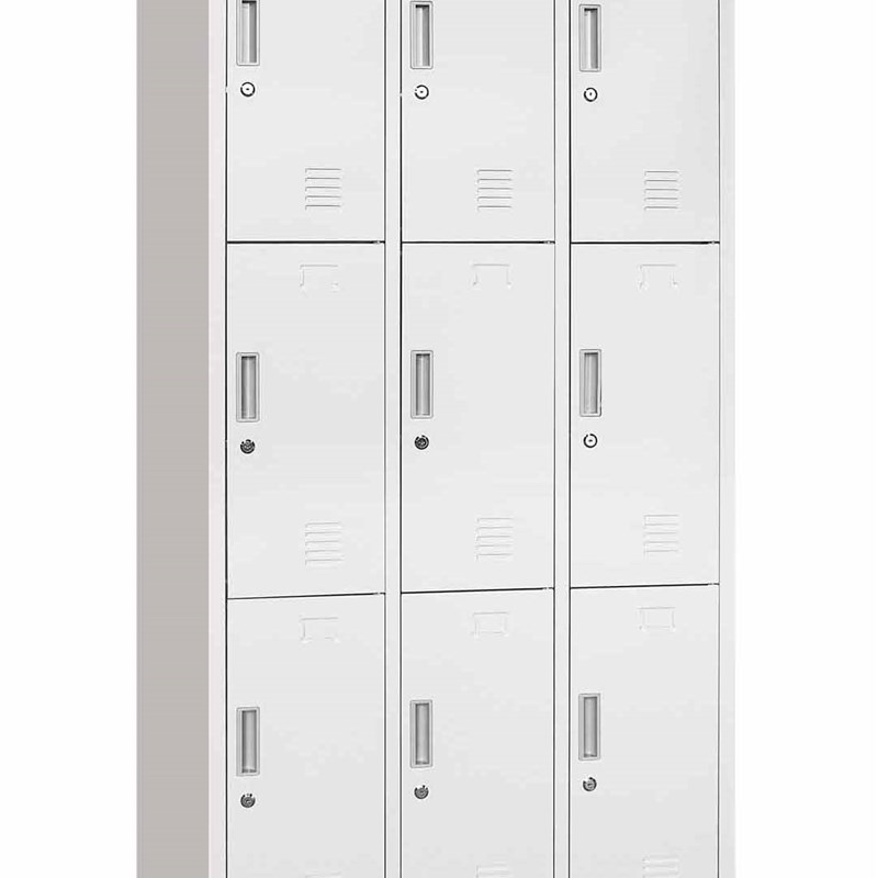 储物柜带锁9门12门更衣柜员工柜10门格子工厂鞋柜碗柜收纳铁皮柜