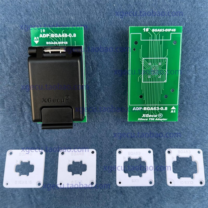XGecu T56 BGA48 BGA63-DIP48 二合一 适配器 双头探针座 长寿命