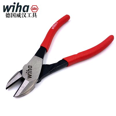 德国进口wiha威汉7寸斜口钳Z16201斜嘴钳41261剪线钳省力剪切钳子