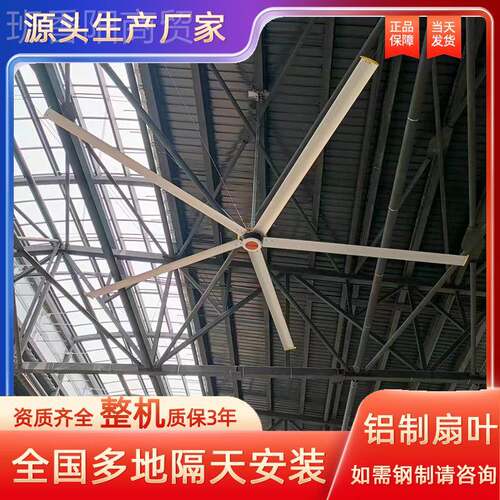 库l厂3l永磁7.米工业吊扇风扇工车间仓篮球馆降温通WAE风大型吊