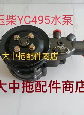 YC495水泵 1AQ000-E水泵 多缸发动机冷却水泵