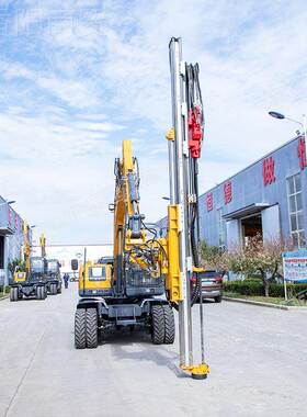 挖机改凿岩机机 矿山备爆破钻孔设道隧HYX锚杆钻 挖机改液压凿岩